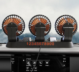 3 Heads Car Fan Triple