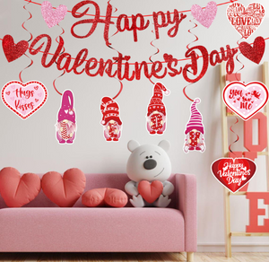 Valentines Day Garland Kit Hanging Decorations