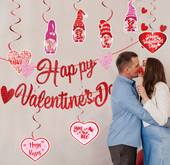 Valentines Day Garland Kit Hanging Decorations
