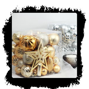 45pcs Christmas Accessories